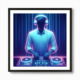 Dj Dj Art Print