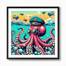 Octopus 4 Art Print