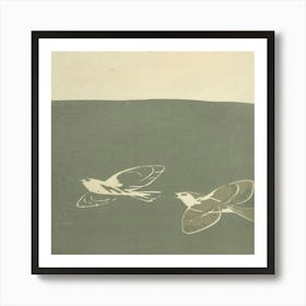 Birds In Flight 3 Art Print