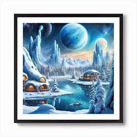 Winter Landscape Art Print