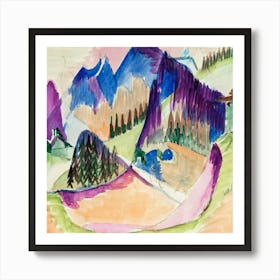 Landscape With Trees 6 Art Print