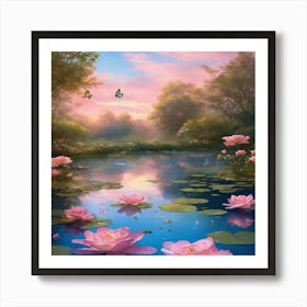 Water Lilies 6 Art Print