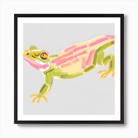 Bearded Dragon Lizard 04 Art Print