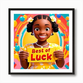 Best Of Luck 2 Art Print