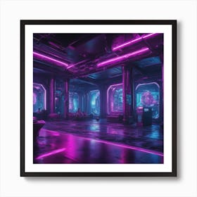 Server Room Art Print