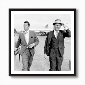 Frank Sinatra And Dean Martin, 1961 Art Print