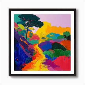 Abstract Travel Collection Central African Republic Art Print