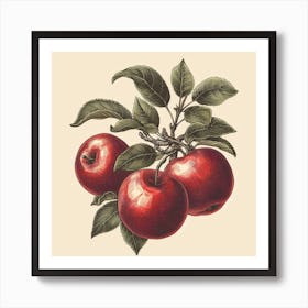 Apple Branch Art Print