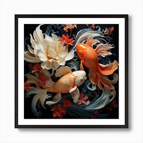 Koi Fish 2 Art Print