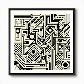 Circuit Board Art Print