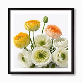 Anemones myluckycharm Art Print