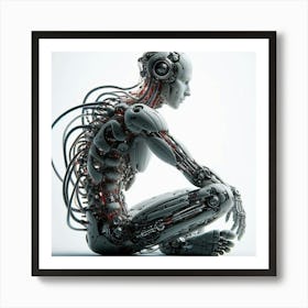 Humanoid Robot 2 Art Print