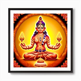 Hindu Goddess Art Print