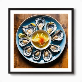 Oysters On The Half Shell 1 Art Print