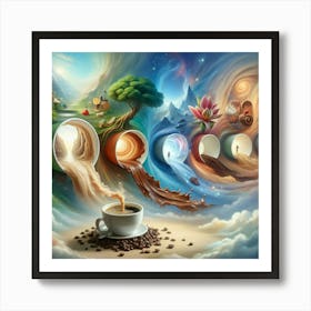 Coffee Art Art Print