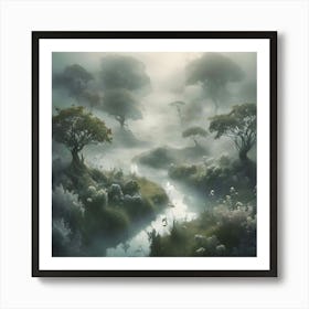 Synthesis Of The Spirit World 2 Art Print
