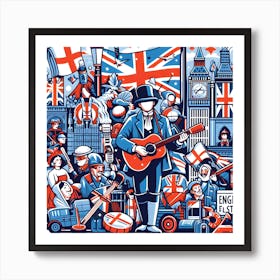 British London England City Nature Europe Art Print