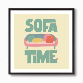 Sofa Time Art Print