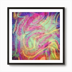  Multicoloured Abdtract Design #18 Art Print