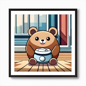 Teddy Bear Art Print