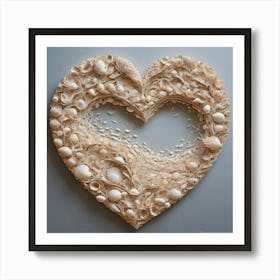 Heart Of Shells 2 Art Print