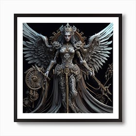 Steampunk Angel Art Print