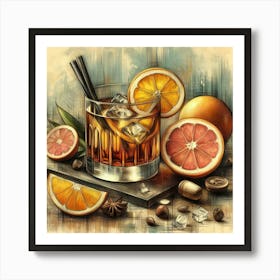 Tequila Cocktail 5 Art Print