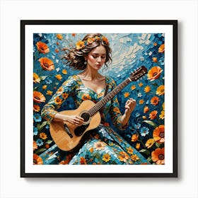 Acoustic Guitar 4 Art Print