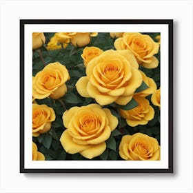 Yellow Flowers Art Print