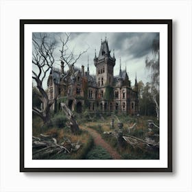 Haunted Castle 1 Art Print