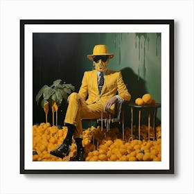 Man In Yellow Suit Art Print