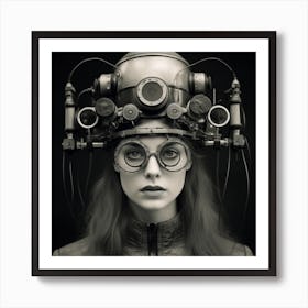 Steampunk Girl 9 Art Print