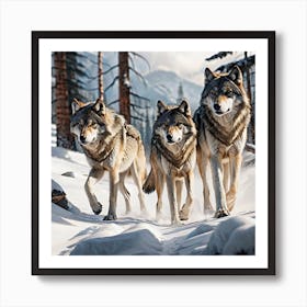 Wolf Pack 2 Art Print