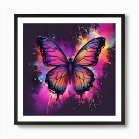 Butterfly Painting 239 Art Print