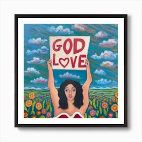 God Love Art Print
