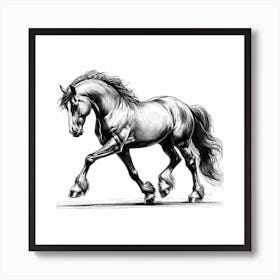 Horse Galloping 8 Art Print