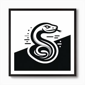 Snake logo2 Art Print