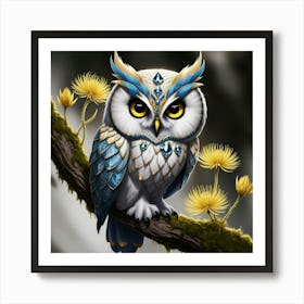 Cute Owl 1 Art Print