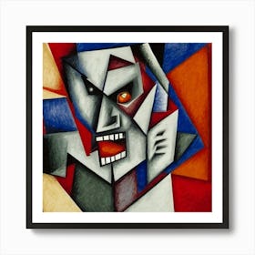 Grey Fear Art Print