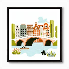 Amsterdam simple Art Print