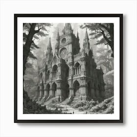 Gothic Castle Art Print