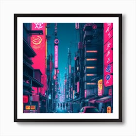 Tokyo City Travel Art Print
