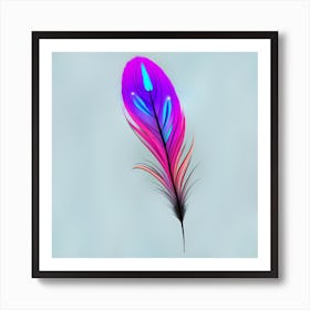 Feather Feather Feather 5 Art Print