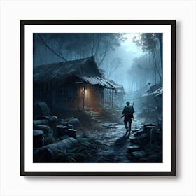 Dark Forest Art Print