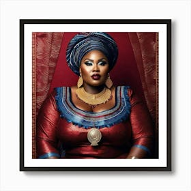 Afro-American Woman 2 Art Print