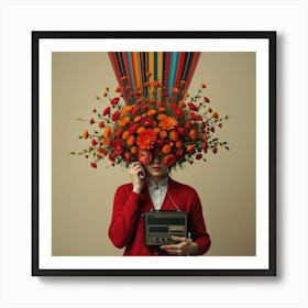 Flower Head 1 Art Print