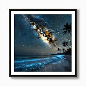 Starry Night Sky Art Print