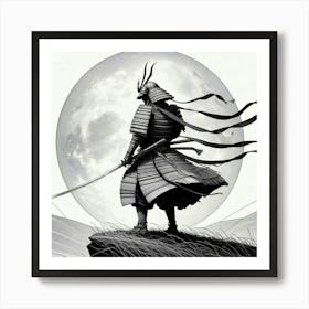 Samurai Art 38 Art Print