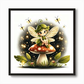 Illustration Fairy Art Print