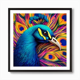 Peacock 7 Art Print